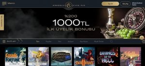 Anadolucasino Casino Sitesi Tanıtım Görseli